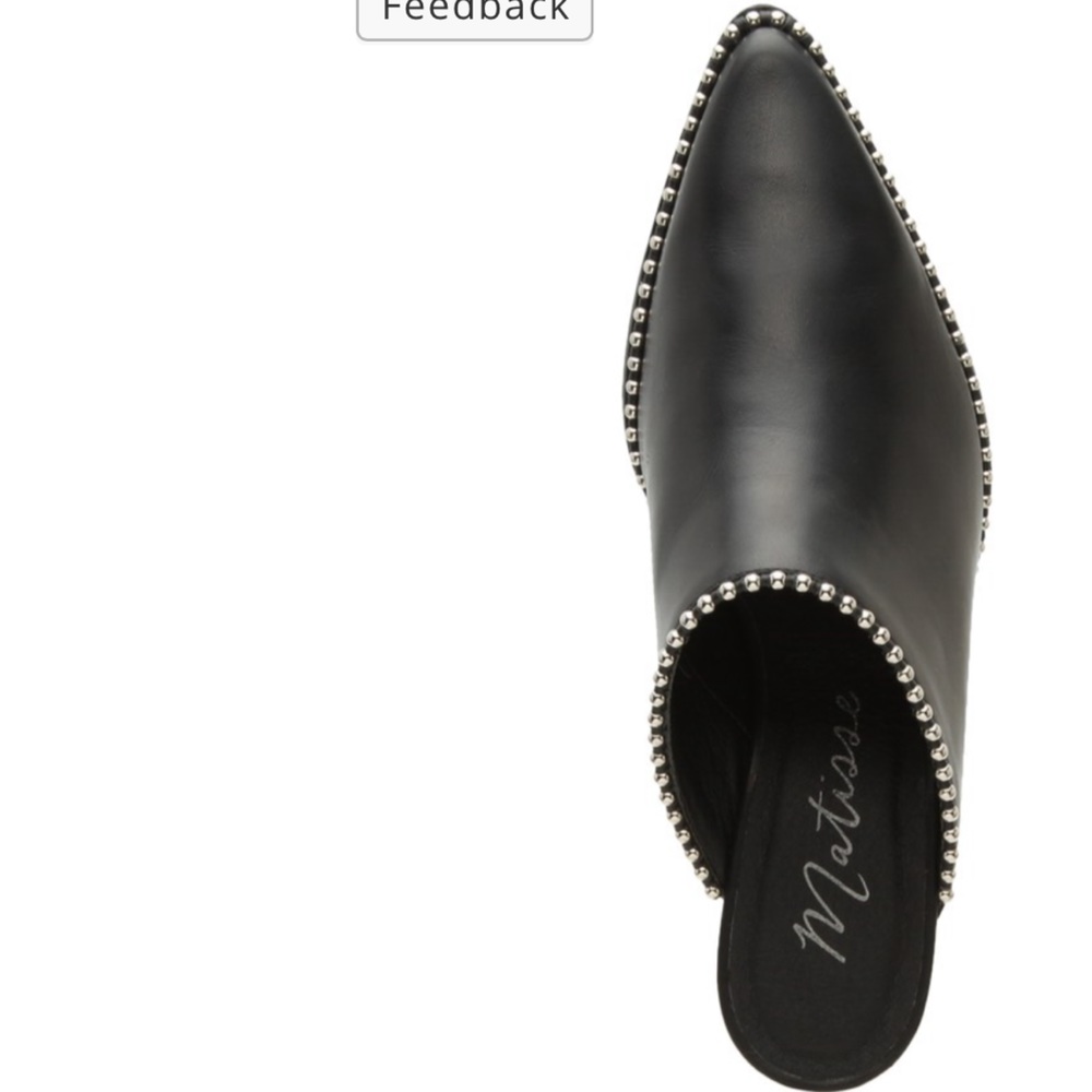 ONLY WORN ONCE!!! Matisse Lexy Mule Size 7 1/2, black leather